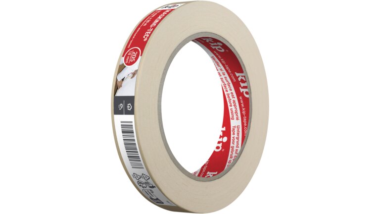 Kip Malerkreppband Masking-Tec, beige Rolle.